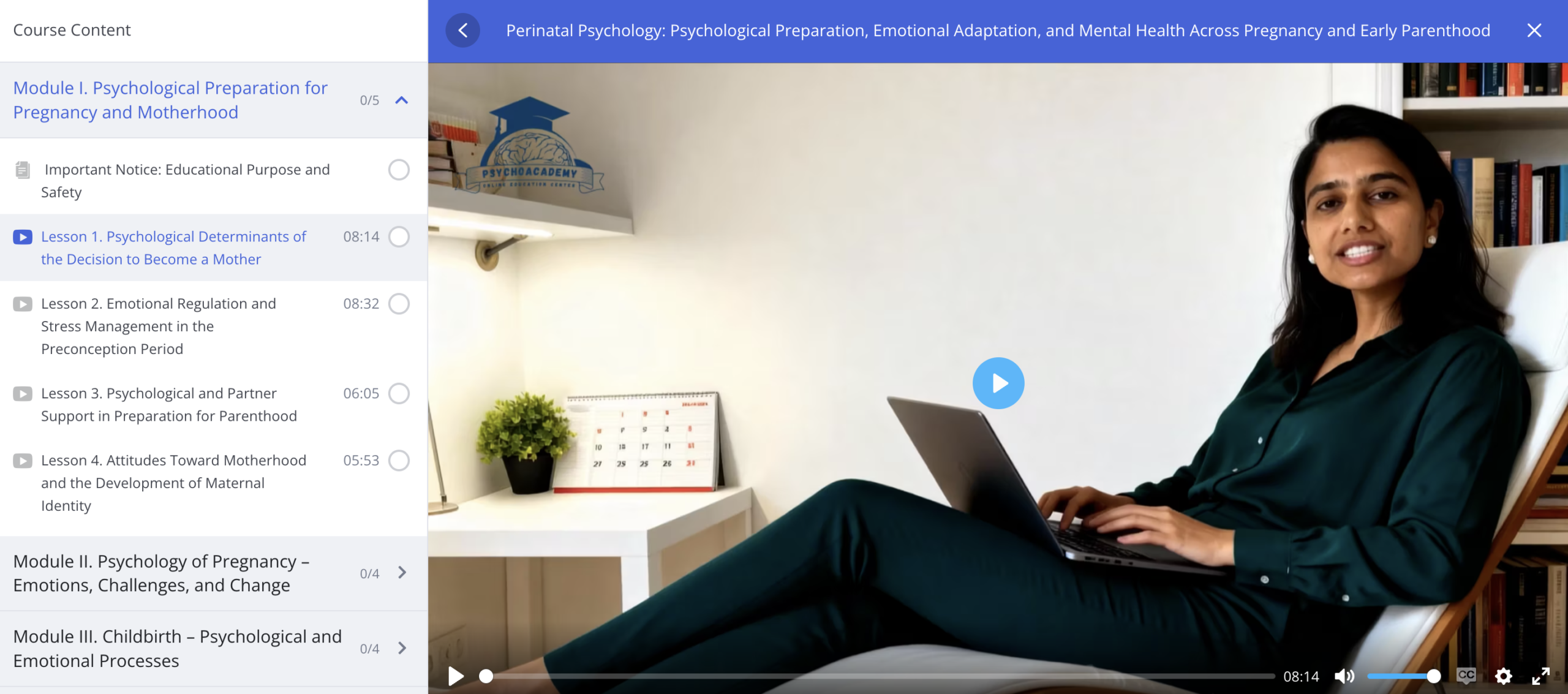 Perinatal Psychology: Psychological Preparation, Emotional Adaptation, and Mental Health Across Pregnancy and Early Parenthood